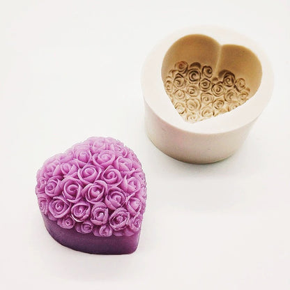 1pc Heart Aromatherapy Scented Candle Valentine's Day Gift