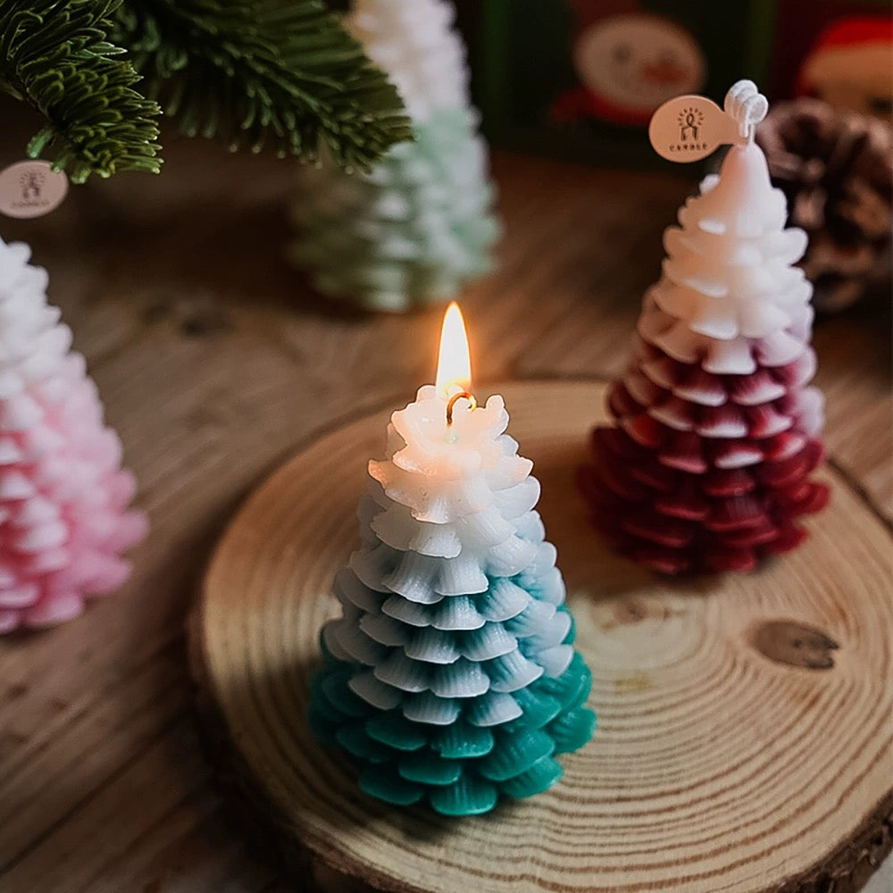 1pc Christmas Tree Aromatherapy Scented Candle Gift