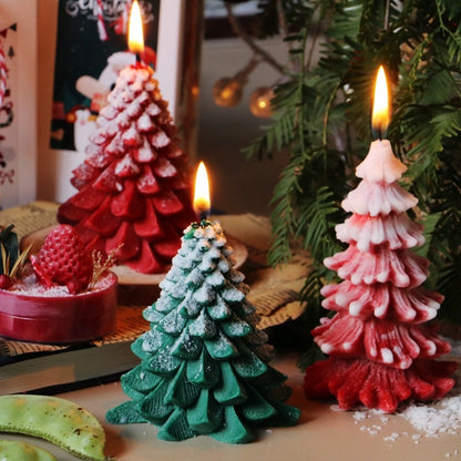 1pc Christmas Tree Aromatherapy Scented Candle Gift