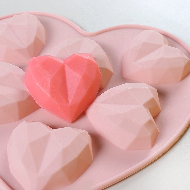 1pc Geometric Heart Aromatherapy Scented Candle Valentine's Day Gift