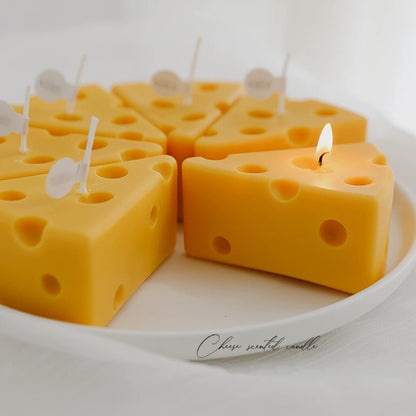 1pc Cheese Aromatherapy Scented Candle Gift