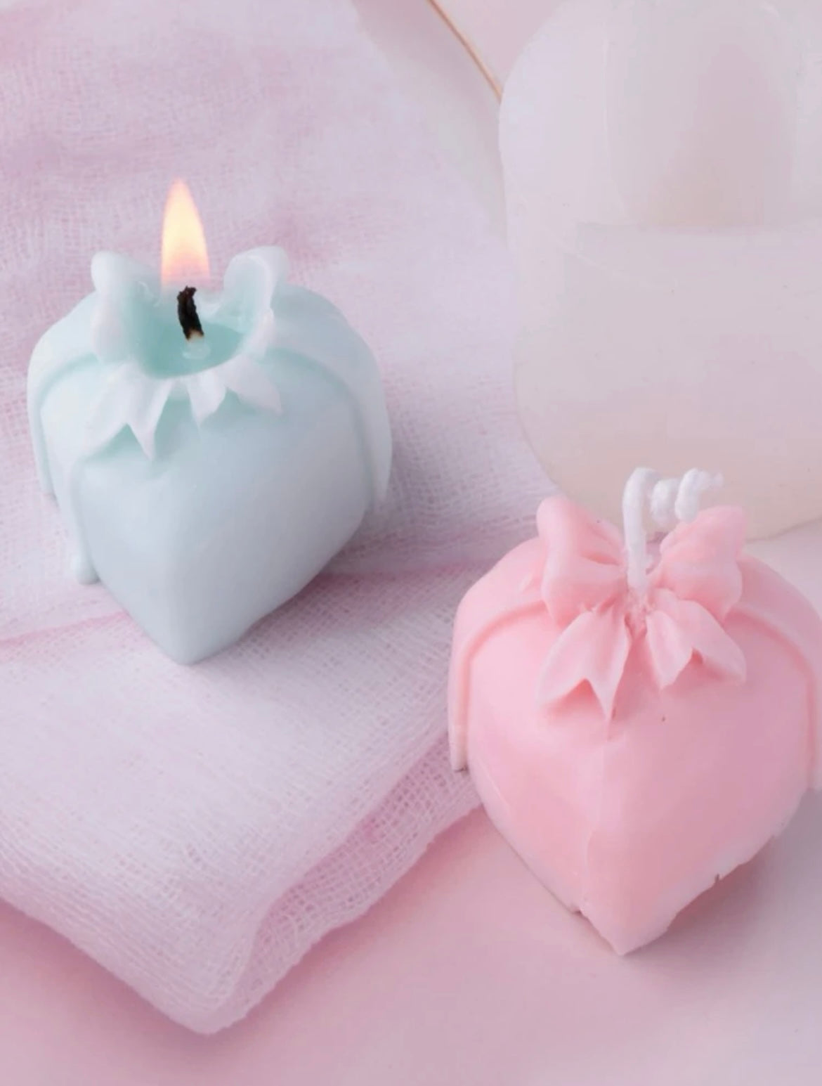 1pc Heart Aromatherapy Scented Candle Valentine's Day Gift