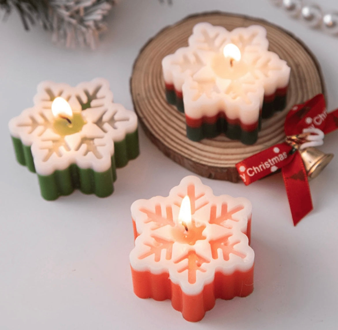 1pc Snow Aromatherapy Scented Candle Gift