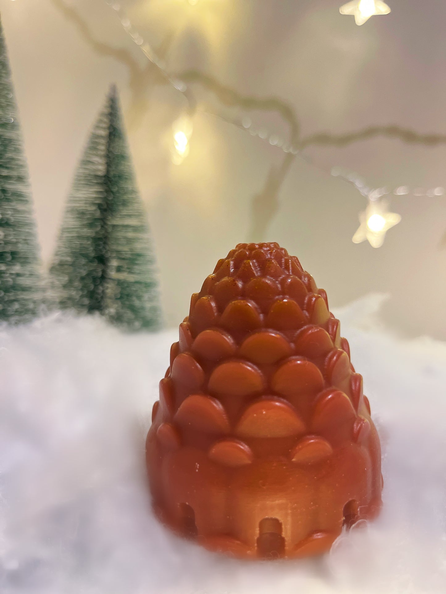 1pc Christmas Pine Cone Aromatherapy Scented Candle Gift